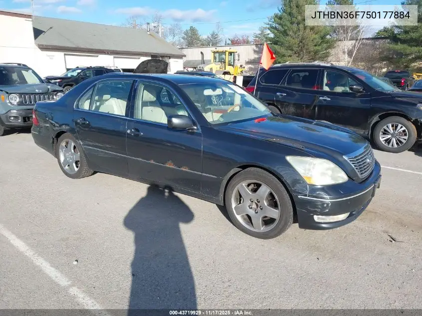 JTHBN36F750177884 2005 Lexus Ls 430