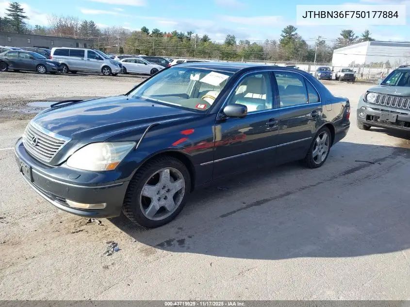 JTHBN36F750177884 2005 Lexus Ls 430