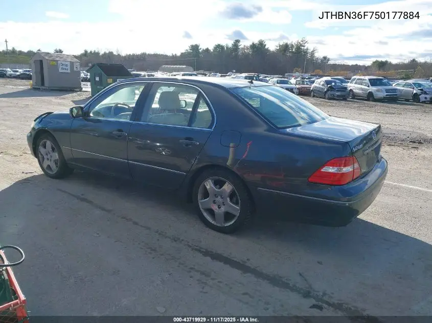 JTHBN36F750177884 2005 Lexus Ls 430