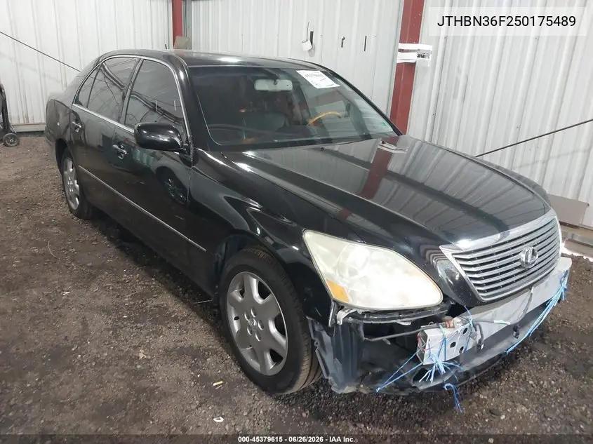 2005 Lexus Ls 430 VIN: JTHBN36F250175489 Lot: 45379615