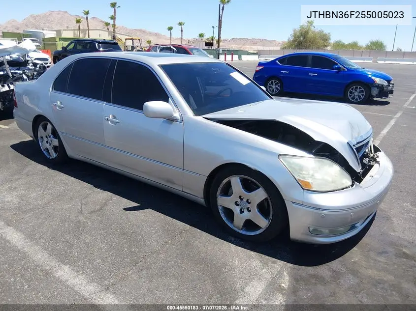 2005 Lexus Ls 430 VIN: JTHBN36F255005023 Lot: 45550183