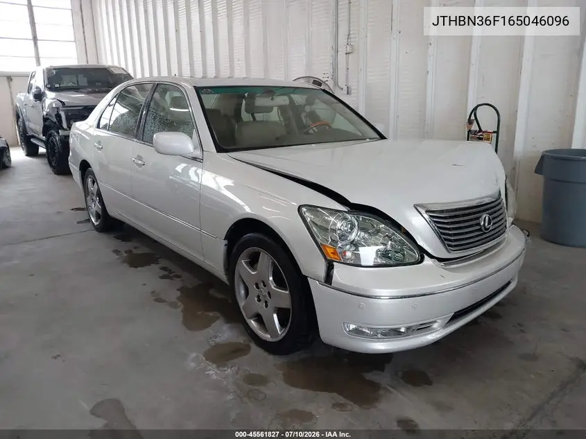 2006 Lexus Ls 430 VIN: JTHBN36F165046096 Lot: 45561827