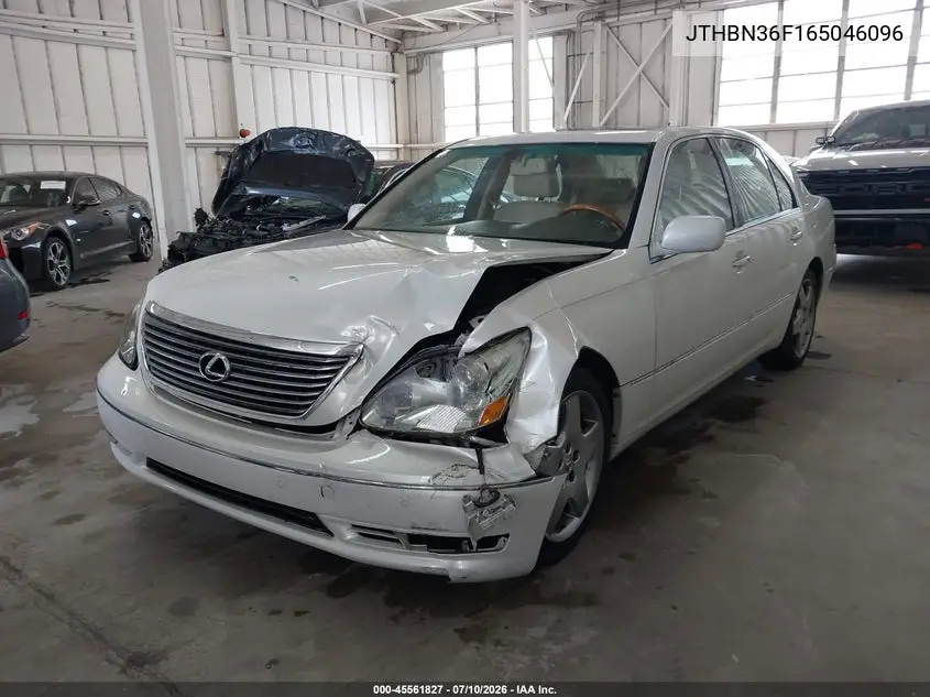 2006 Lexus Ls 430 VIN: JTHBN36F165046096 Lot: 45561827