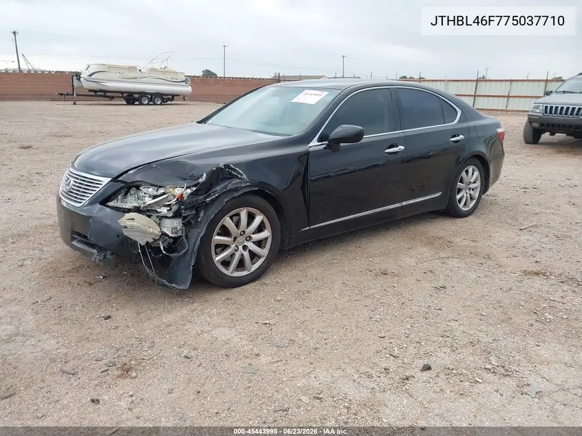 2007 Lexus Ls 460 VIN: JTHBL46F775037710 Lot: 45443995