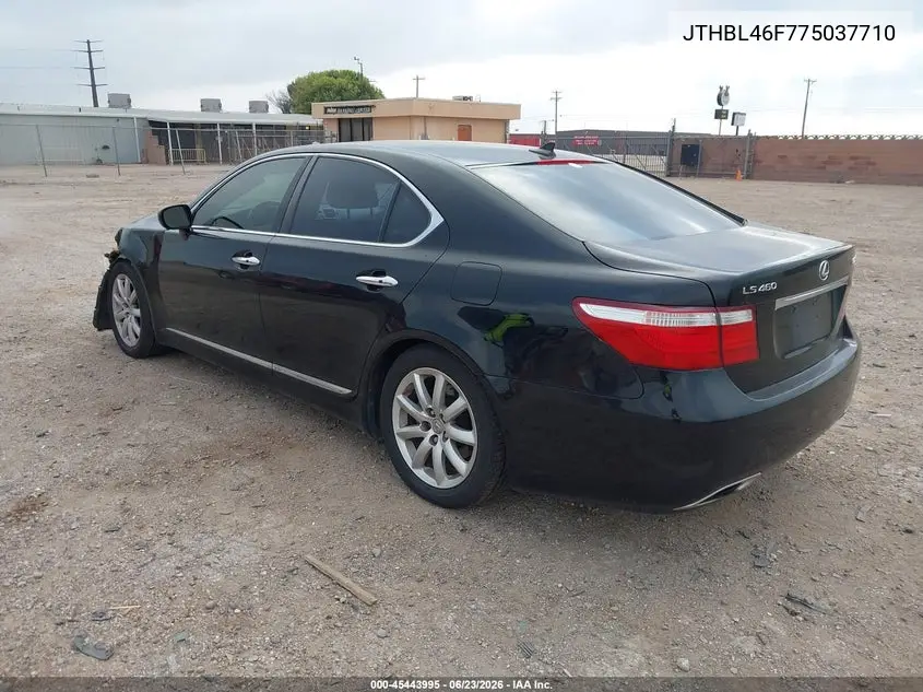 2007 Lexus Ls 460 VIN: JTHBL46F775037710 Lot: 45443995