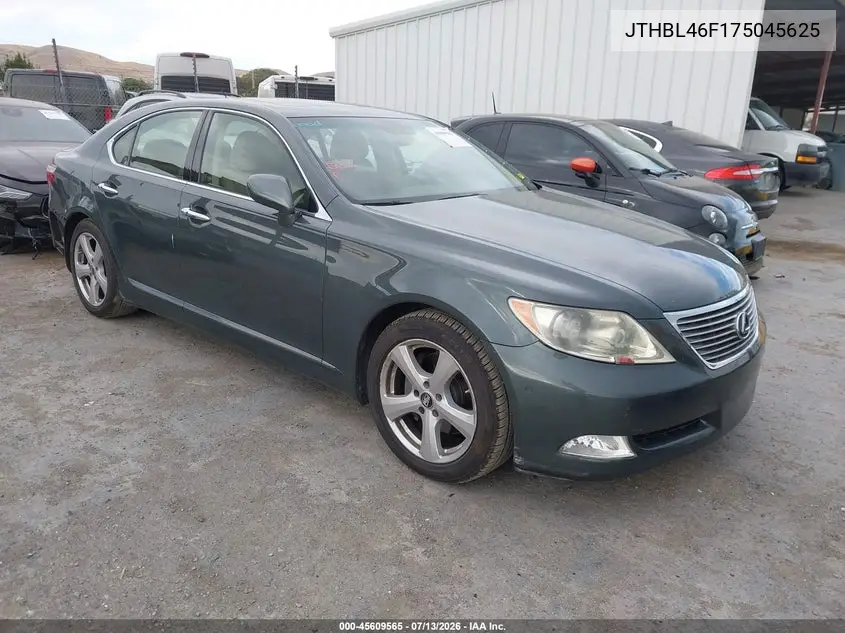 2007 Lexus Ls 460 VIN: JTHBL46F175045625 Lot: 45609565
