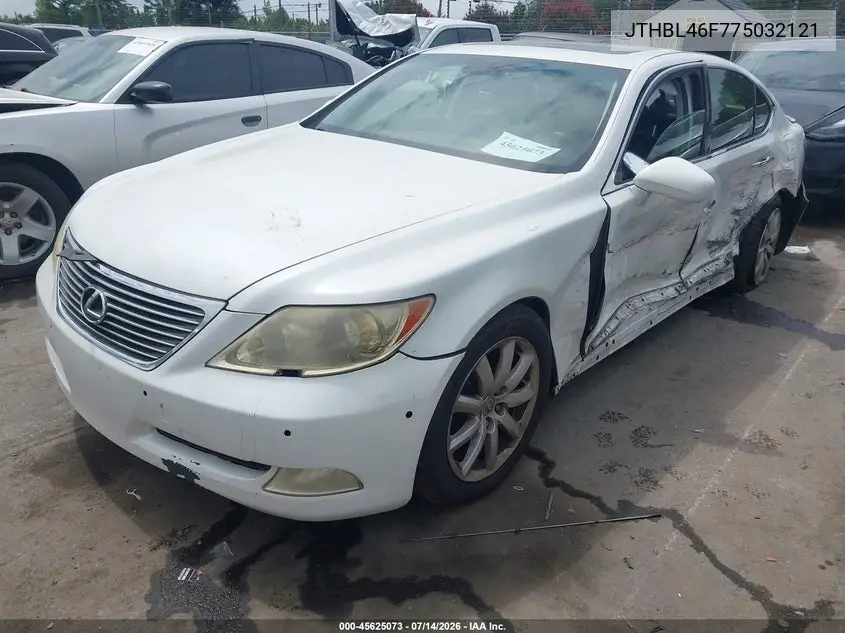 2007 Lexus Ls 460 VIN: JTHBL46F775032121 Lot: 45625073
