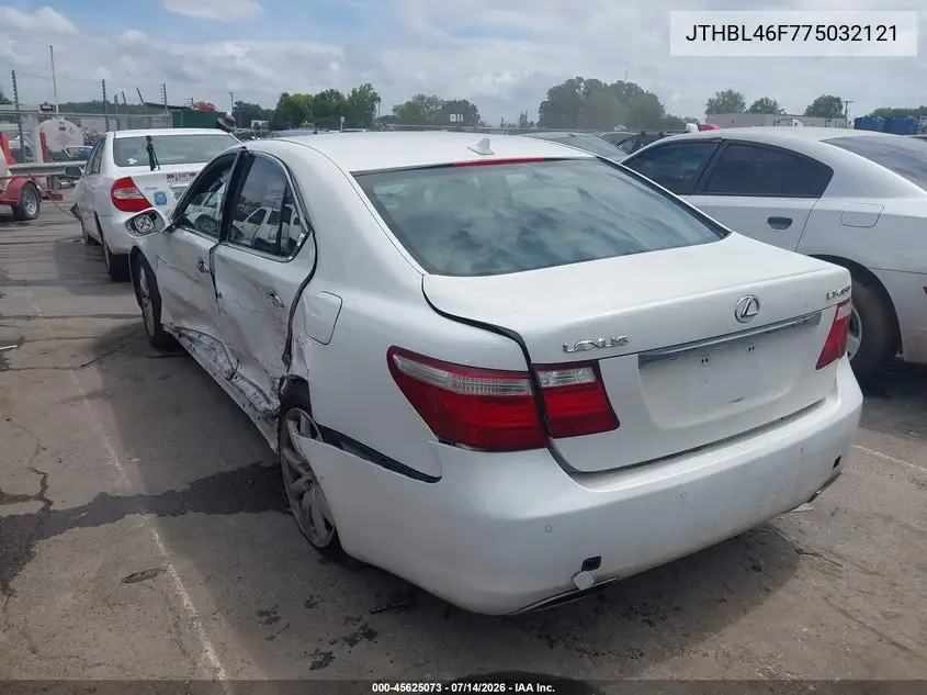 2007 Lexus Ls 460 VIN: JTHBL46F775032121 Lot: 45625073