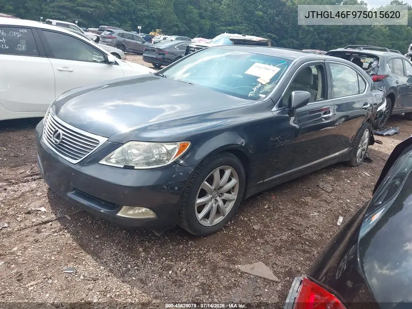 2007 Lexus Ls 460 L VIN: JTHGL46F975015620 Lot: 45629079