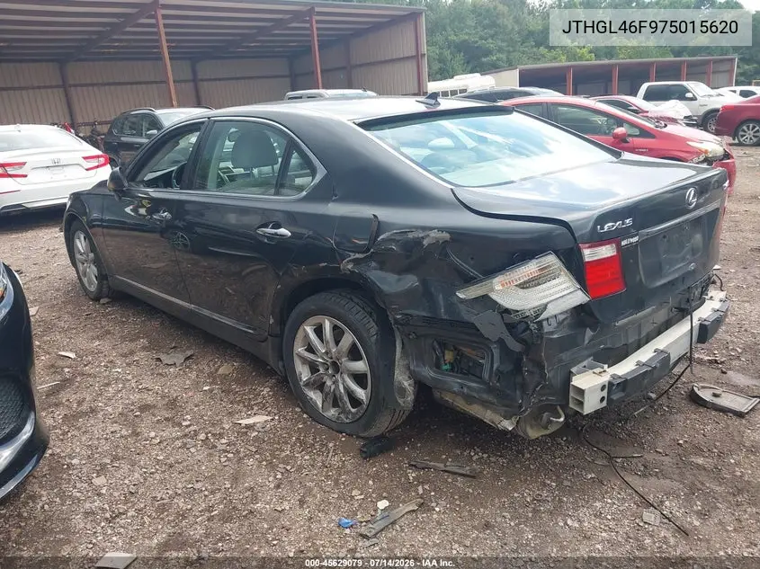 2007 Lexus Ls 460 L VIN: JTHGL46F975015620 Lot: 45629079