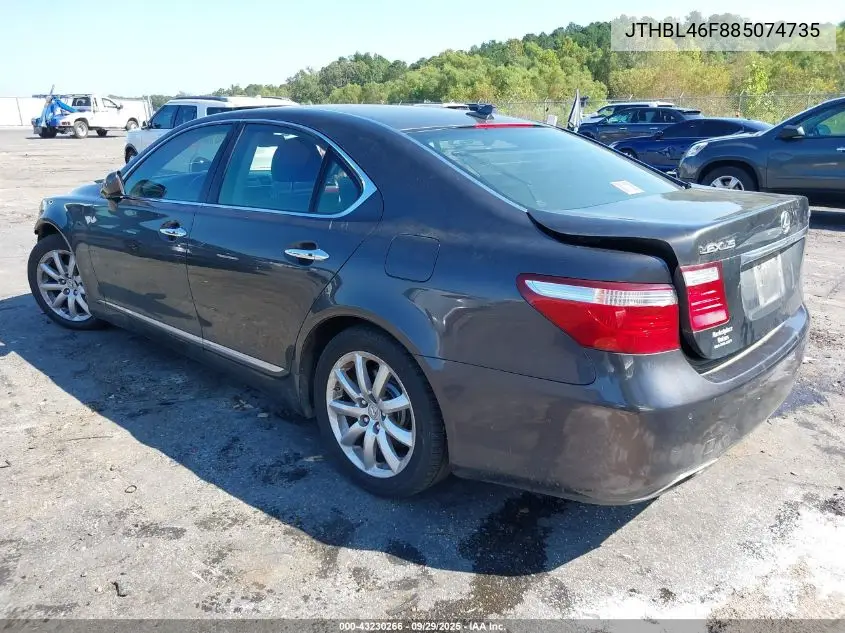 JTHBL46F885074735 2008 Lexus Ls 460