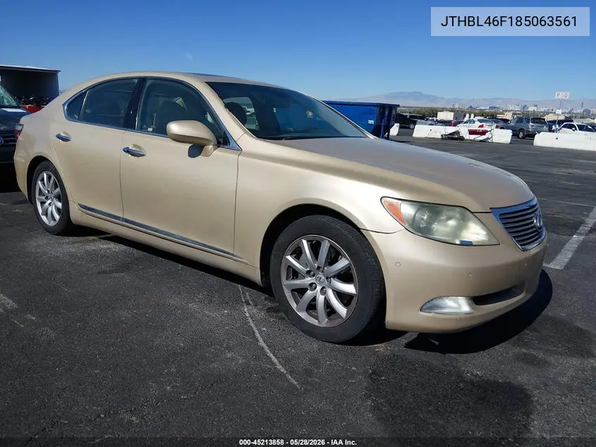 2008 Lexus Ls 460 VIN: JTHBL46F185063561 Lot: 45213858