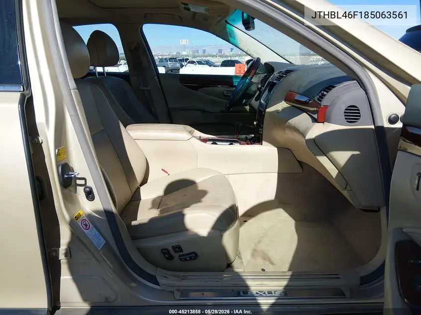 2008 Lexus Ls 460 VIN: JTHBL46F185063561 Lot: 45213858