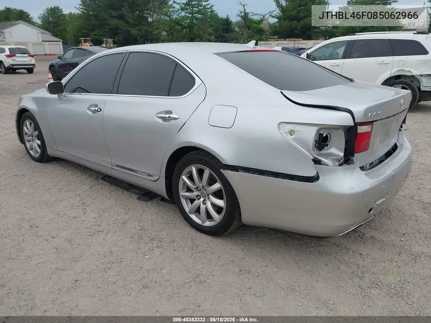 2008 Lexus Ls 460 VIN: JTHBL46F085062966 Lot: 45352332