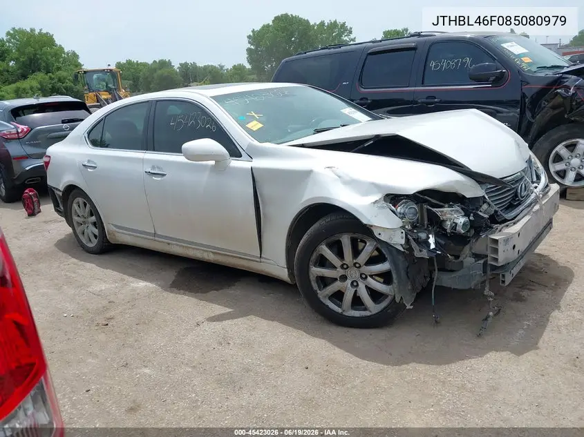 2008 Lexus Ls 460 VIN: JTHBL46F085080979 Lot: 45423026