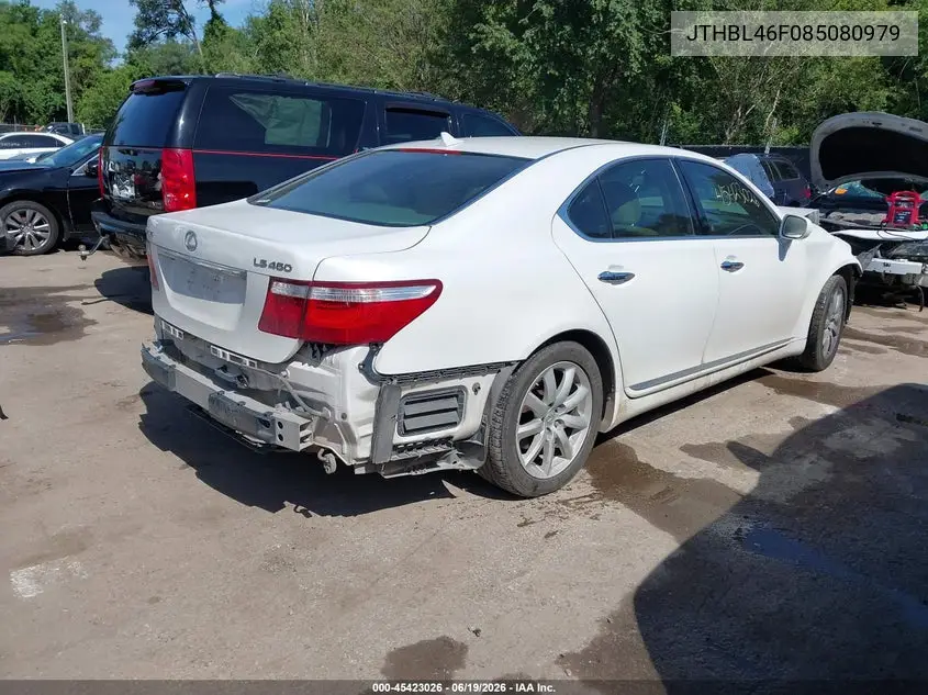 2008 Lexus Ls 460 VIN: JTHBL46F085080979 Lot: 45423026