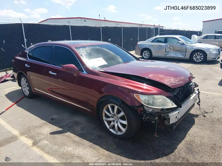 2008 Lexus Ls 460 L VIN: JTHGL46F685023899 Lot: 45432321