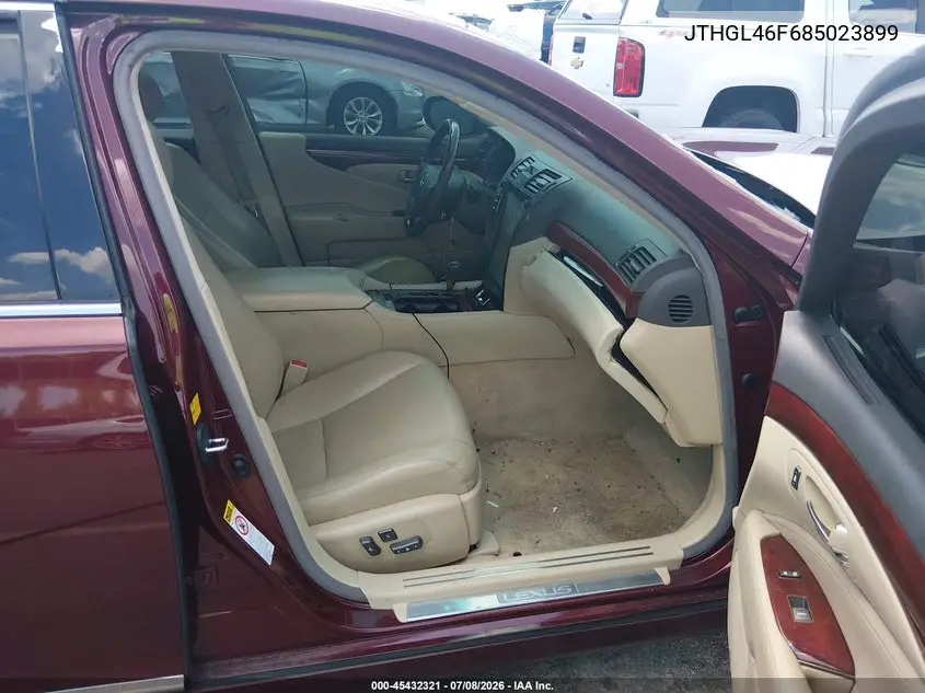 2008 Lexus Ls 460 L VIN: JTHGL46F685023899 Lot: 45432321