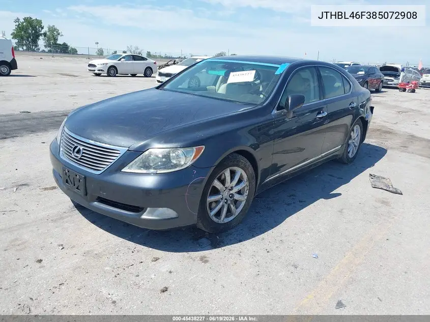2008 Lexus Ls 460 VIN: JTHBL46F385072908 Lot: 45438227