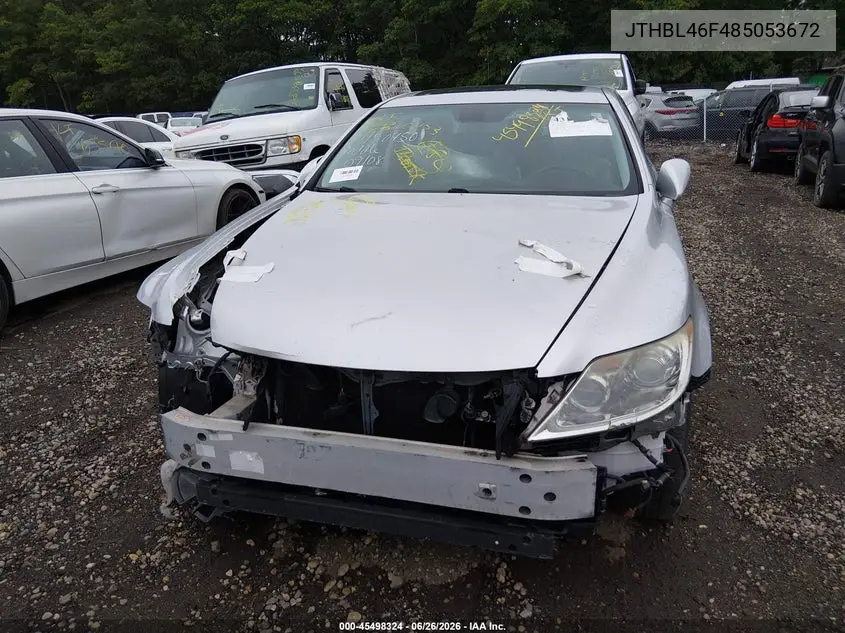 2008 Lexus Ls 460 VIN: JTHBL46F485053672 Lot: 45498324