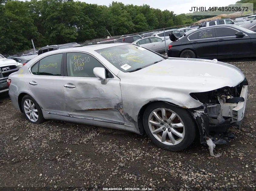 2008 Lexus Ls 460 VIN: JTHBL46F485053672 Lot: 45498324