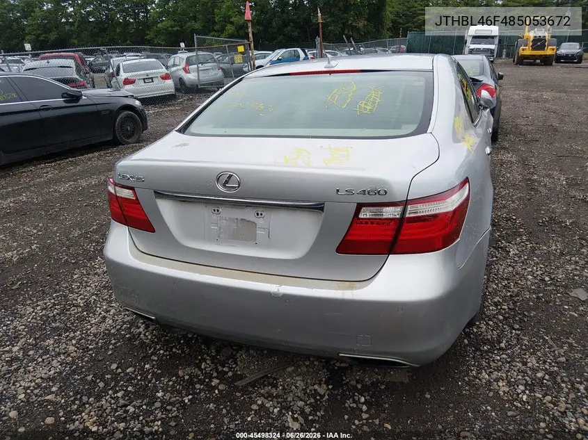 2008 Lexus Ls 460 VIN: JTHBL46F485053672 Lot: 45498324