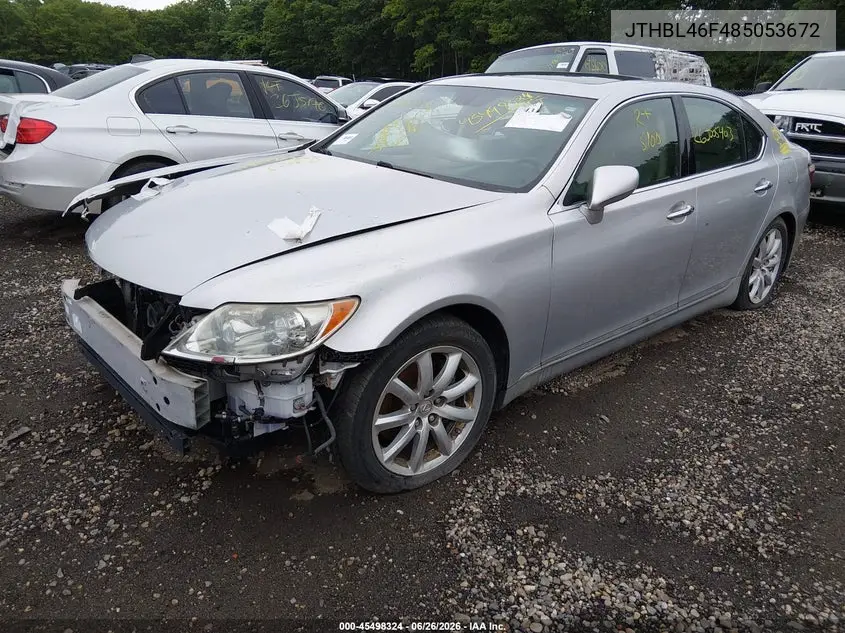 2008 Lexus Ls 460 VIN: JTHBL46F485053672 Lot: 45498324