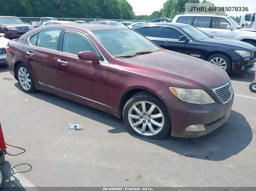 2008 Lexus Ls 460 VIN: JTHBL46F385078336 Lot: 45559995