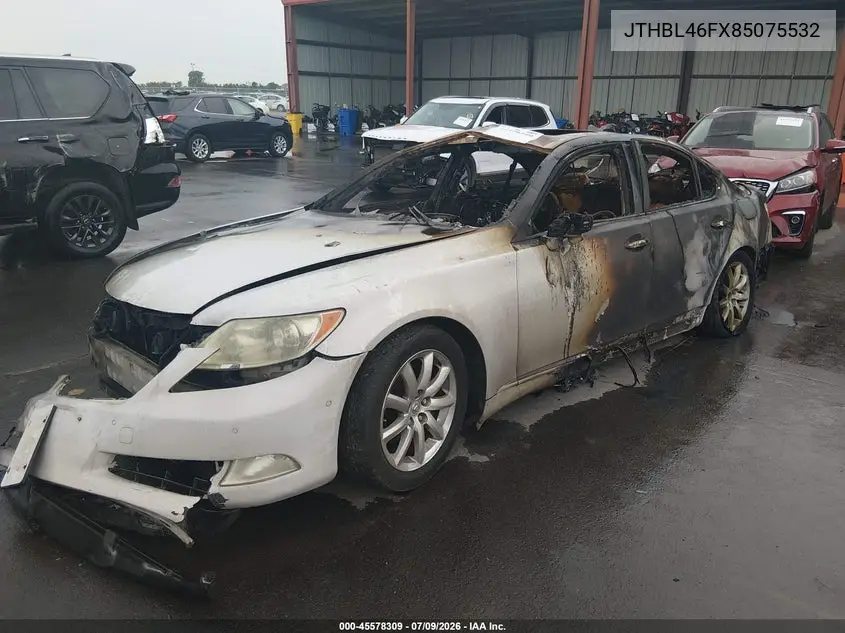 2008 Lexus Ls 460 VIN: JTHBL46FX85075532 Lot: 45578309