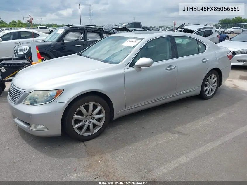 2008 Lexus Ls 460 VIN: JTHBL46FX85066569 Lot: 45638312