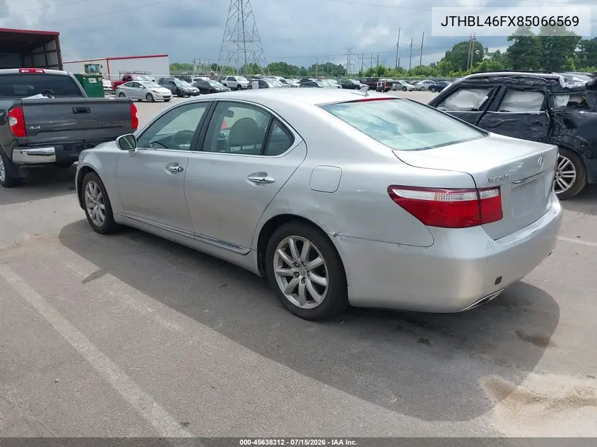 2008 Lexus Ls 460 VIN: JTHBL46FX85066569 Lot: 45638312