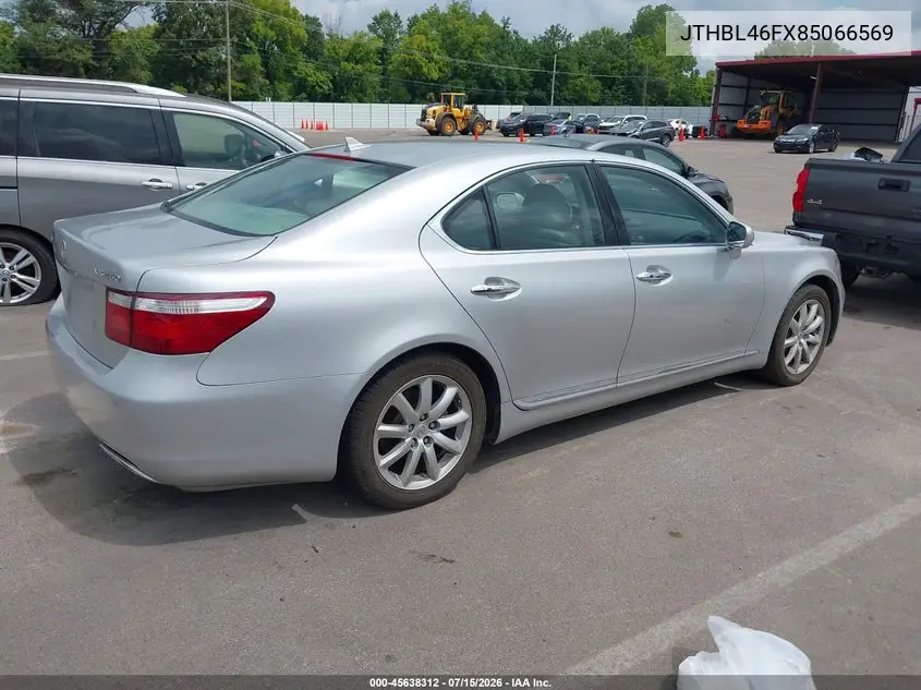 2008 Lexus Ls 460 VIN: JTHBL46FX85066569 Lot: 45638312