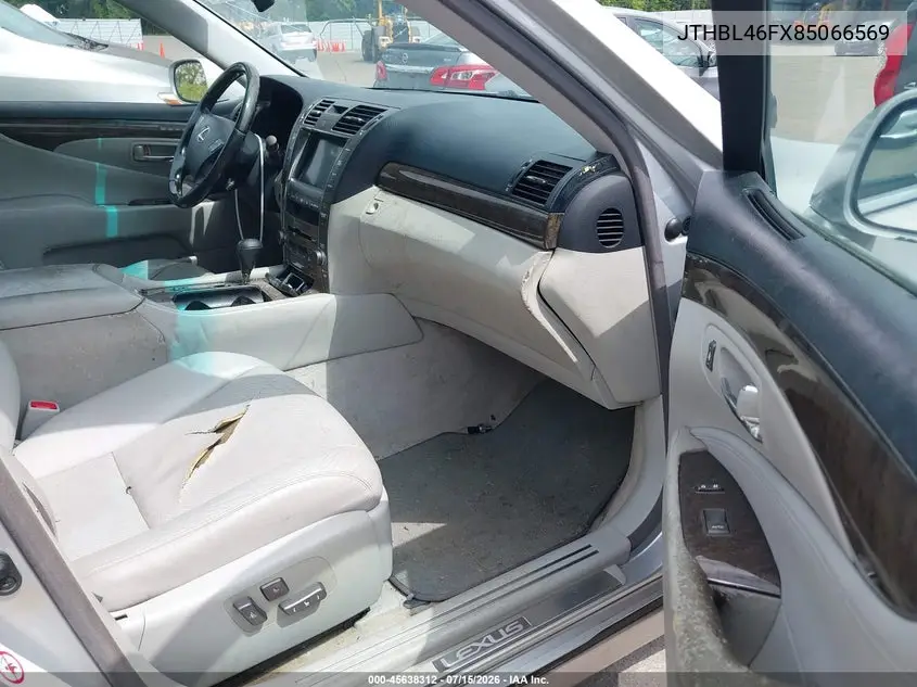 2008 Lexus Ls 460 VIN: JTHBL46FX85066569 Lot: 45638312