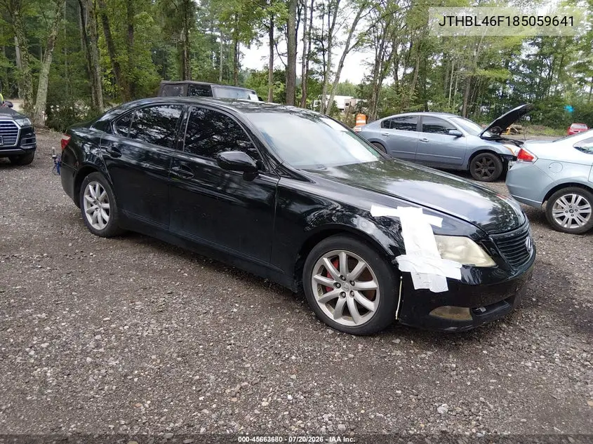 2008 Lexus Ls 460 VIN: JTHBL46F185059641 Lot: 45663680