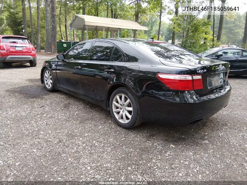 2008 Lexus Ls 460 VIN: JTHBL46F185059641 Lot: 45663680