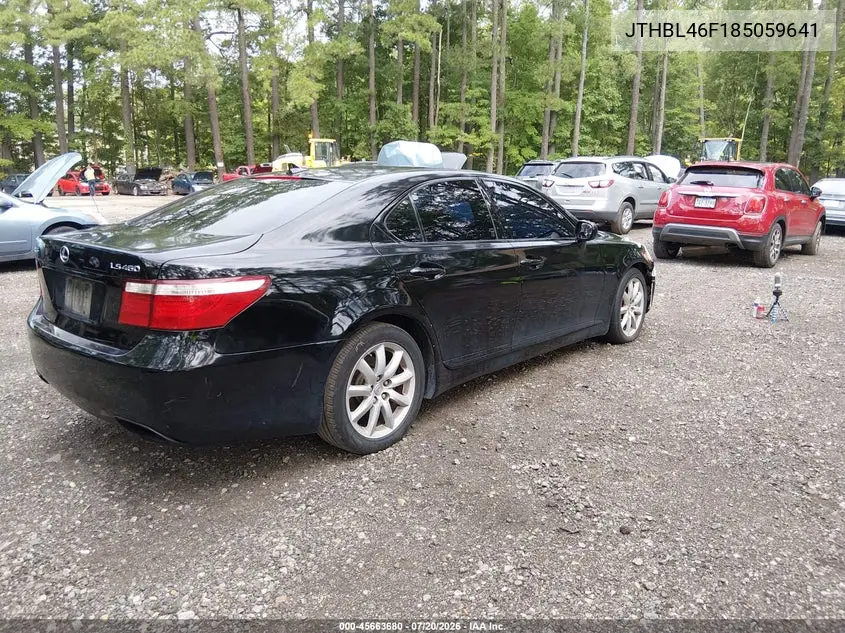 2008 Lexus Ls 460 VIN: JTHBL46F185059641 Lot: 45663680