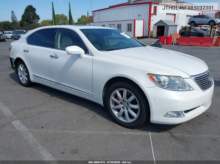 2008 Lexus Ls 460 L VIN: JTHGL46FX85032301 Lot: 45667475