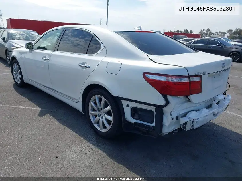 2008 Lexus Ls 460 L VIN: JTHGL46FX85032301 Lot: 45667475
