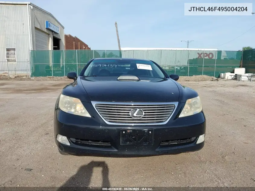 2009 Lexus Ls 460 VIN: JTHCL46F495004204 Lot: 45192439