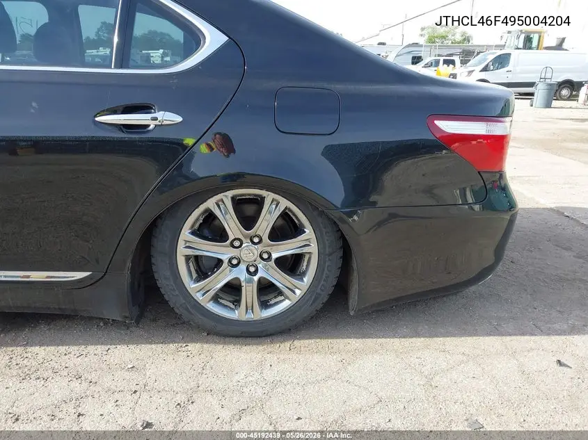 2009 Lexus Ls 460 VIN: JTHCL46F495004204 Lot: 45192439