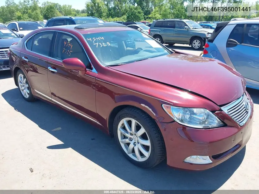 2009 Lexus Ls 460 VIN: JTHCL46F395001441 Lot: 45447325