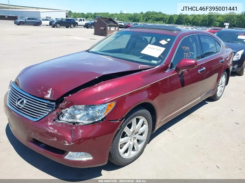 2009 Lexus Ls 460 VIN: JTHCL46F395001441 Lot: 45447325