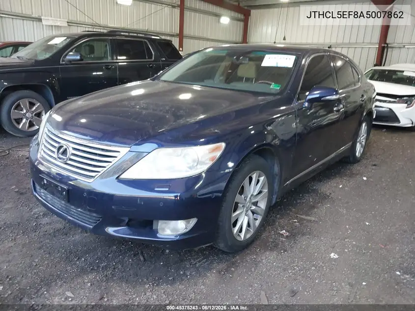 2010 Lexus Ls 460 VIN: JTHCL5EF8A5007862 Lot: 45375243