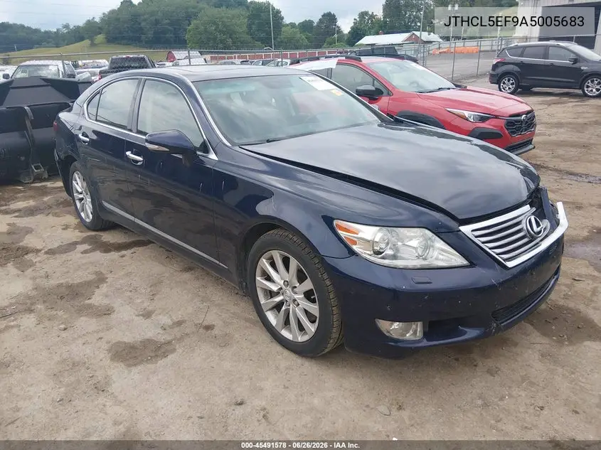 2010 Lexus Ls 460 VIN: JTHCL5EF9A5005683 Lot: 45491578