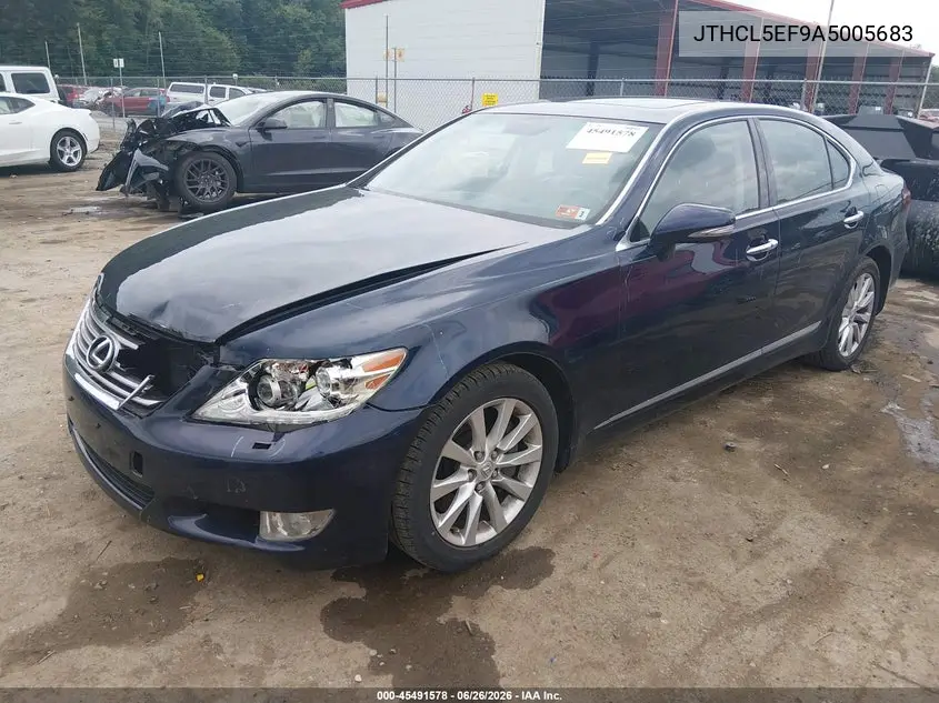 2010 Lexus Ls 460 VIN: JTHCL5EF9A5005683 Lot: 45491578