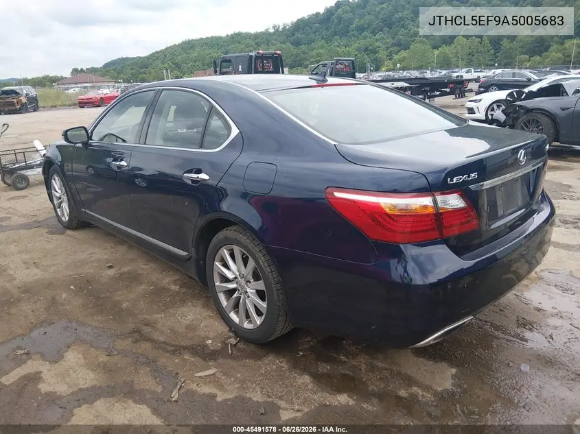 2010 Lexus Ls 460 VIN: JTHCL5EF9A5005683 Lot: 45491578