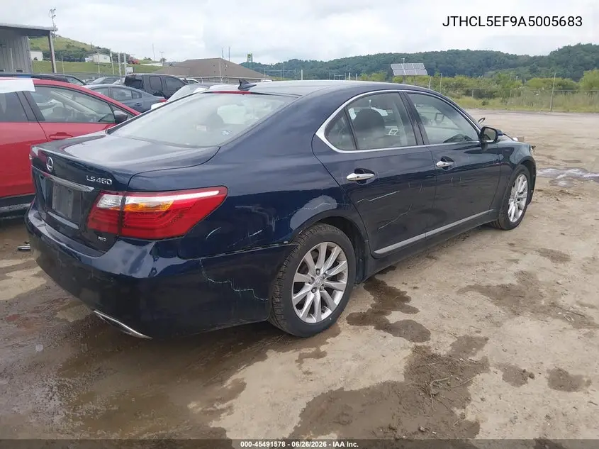 2010 Lexus Ls 460 VIN: JTHCL5EF9A5005683 Lot: 45491578