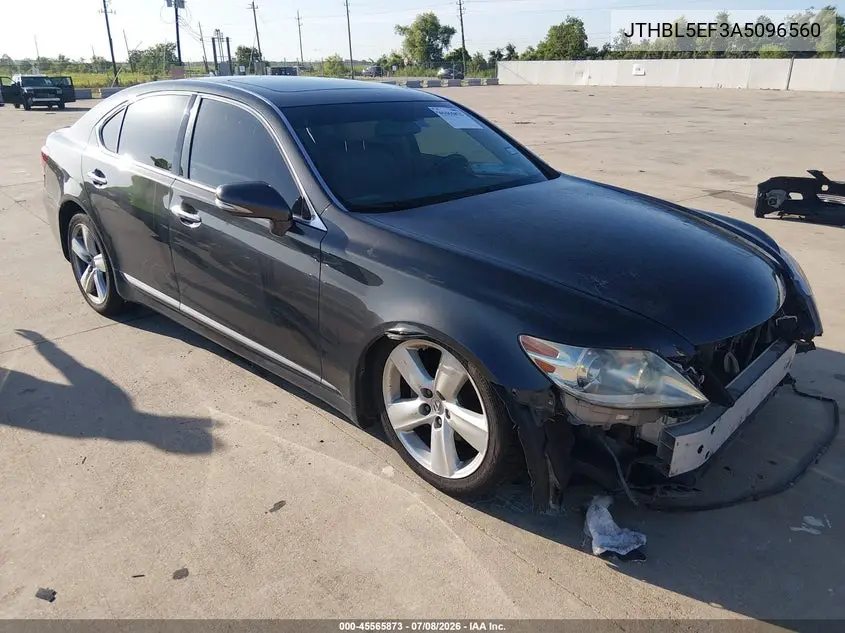 2010 Lexus Ls 460 VIN: JTHBL5EF3A5096560 Lot: 45565873