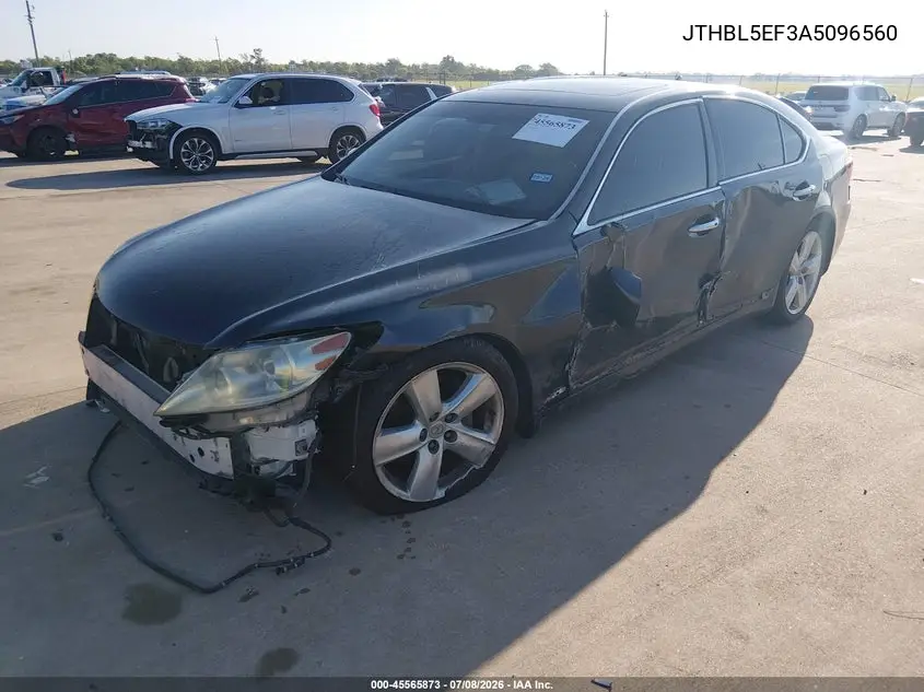 2010 Lexus Ls 460 VIN: JTHBL5EF3A5096560 Lot: 45565873