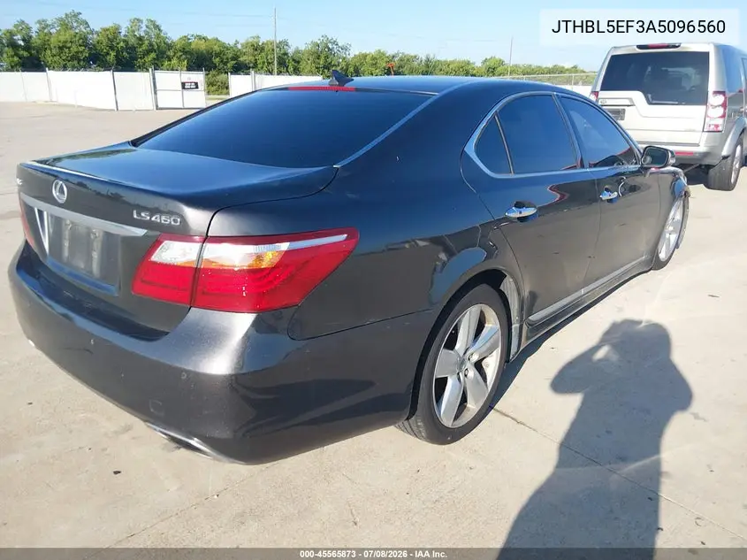 2010 Lexus Ls 460 VIN: JTHBL5EF3A5096560 Lot: 45565873
